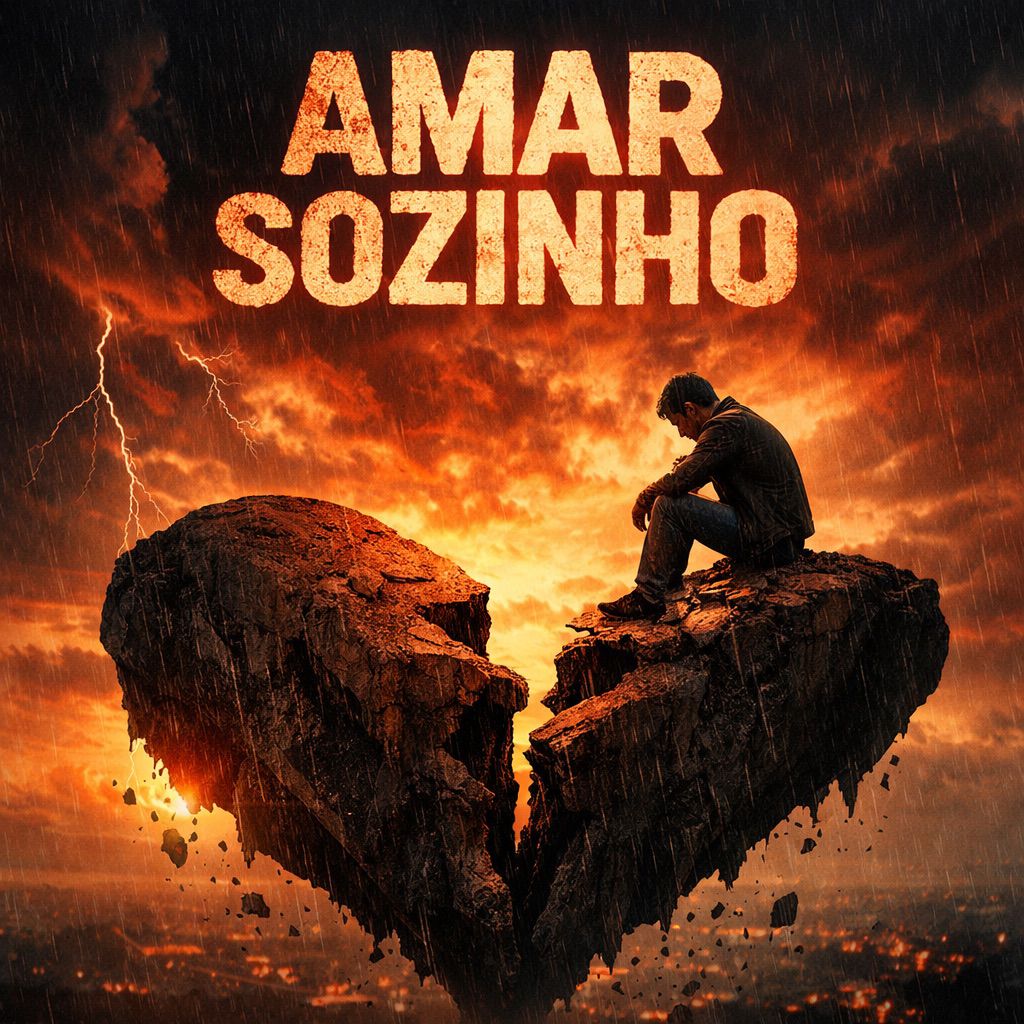 Capa do single Amar Sozinho